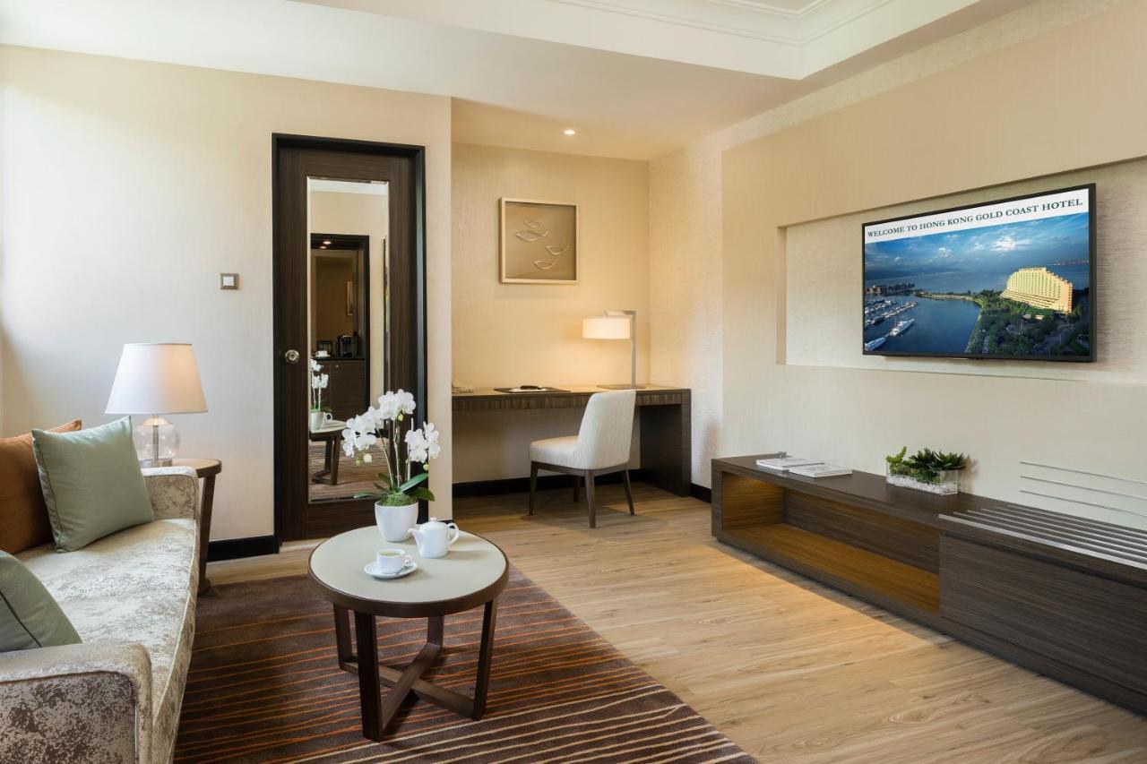 Hong Kong Gold Coast Hotel Exterior foto Living room